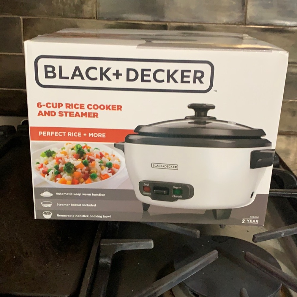 Black and Decker 6 cup rice cooker